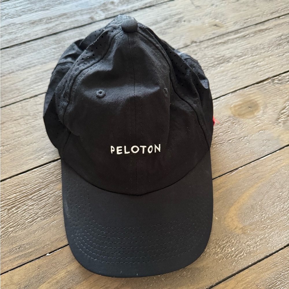 Ladies black Peloton hat